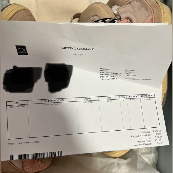 Pink Lanvin Sneakers - Picture 7 of 7